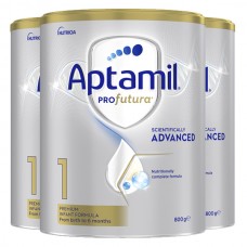 【澳洲直邮】Nutricia爱他美 Aptamil白金 1段奶粉 3桶 新包装（注：新版克重从900g降到800g）